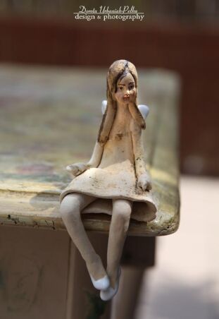 SZAMOTOWY ANIOŁ Z MOJEJ PÓŁKI 