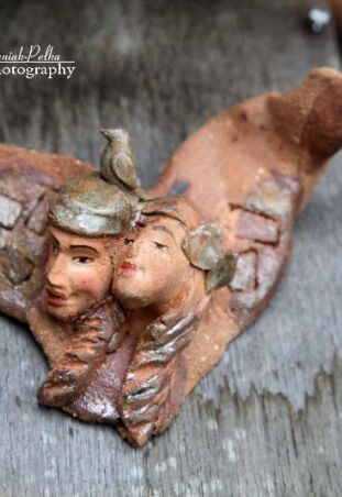 GŁÓWKI ANIELSKIE Z PTASZKIEM