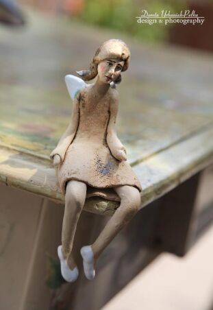 SZAMOTOWY ANIOŁ Z MOJEJ PÓŁKI