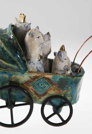 WÓZEK Z SZALONĄ KOCIĄ NIESPODZIANKĄ