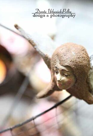 GŁÓWKA ANIELSKA NA ŚCIANĘ 