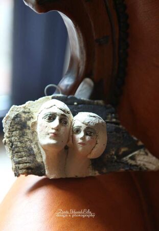 GŁÓWKI ANIELSKIE NA ŚCIANĘ 