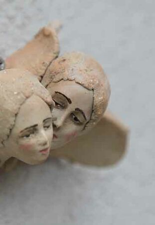 GŁÓWKI ANIELSKIE NA ŚCIANĘ  