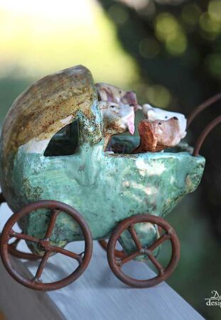 ZIELONY WÓZEK Z NIESPODZIANKĄ