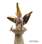 ANIOŁ TURMALINOWY Z KOKARDĄ