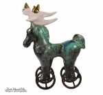 KOŃ NIEBIESKI Z ANIOŁEM PŁYNĄCYM