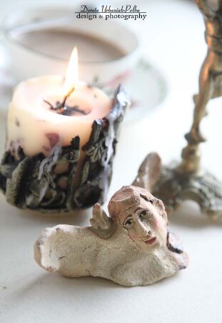 GŁÓWKA ANIELSKA   Z PTASZKIEM 