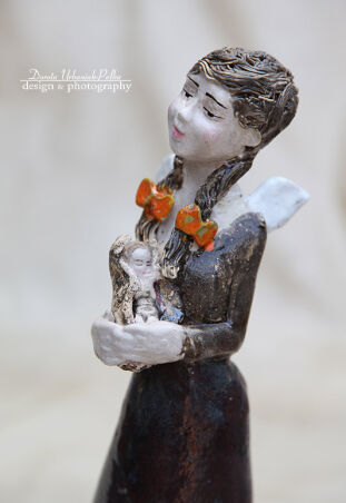 ANIOŁ OPIEKUN  Z WARKOCZAMI