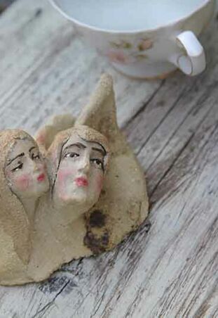 GŁÓWKI ANIELSKIE NA ŚCIANĘ 