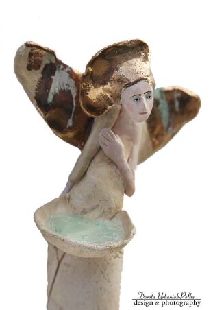 ANIOŁ TURMALINOWY OŚWIECONY