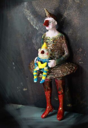 CYRKOWY BOCIAN Z KARŁEM