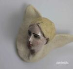 GŁÓWKA ANIELSKA POJEDYNCZA  NA ŚCIANĘ 