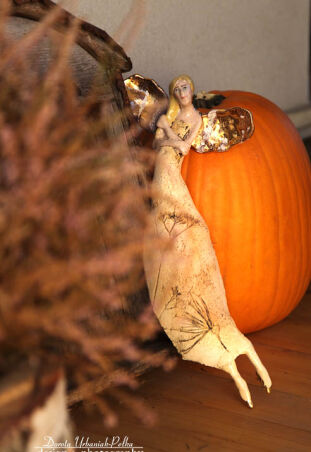 ANIOŁ ZŁOTOSKRZYDŁY SPLECIONY