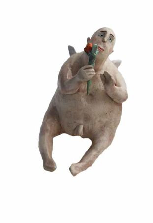 ANIOŁ NIE CHŁOP - BEZ WŁOSÓW, ZA TO Z KWIATEM